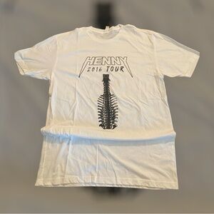 2016 Rock Henny Tour T-Shirt Celebrity Piece Size Large